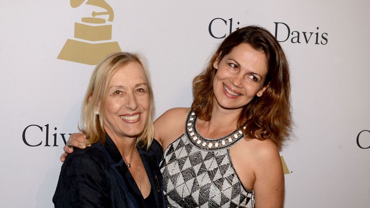 Na zdjęciu: Martina Navratilova i Julia Lemigowa