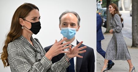 Księżna Kate paraduje w TANIEJ SUKIENCE z Zary i butach od Hugo Bosa. Ambasadorka less waste? (ZDJĘCIA)