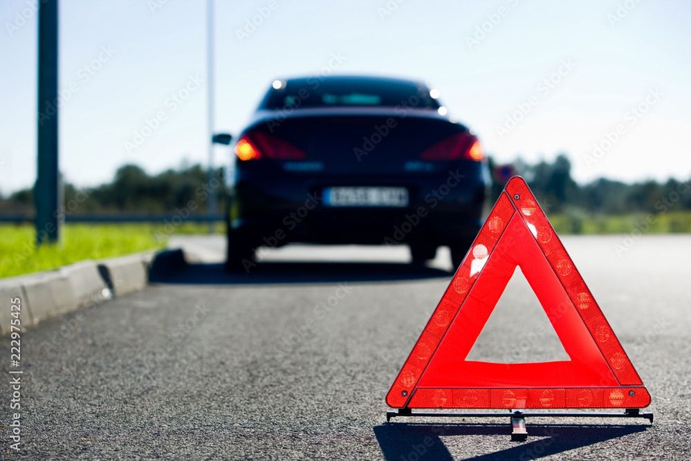 Pożar samochodu na autostradzie A1 w powiecie częstochowskim. Poważne utrudnienia w kierunku Łodzi