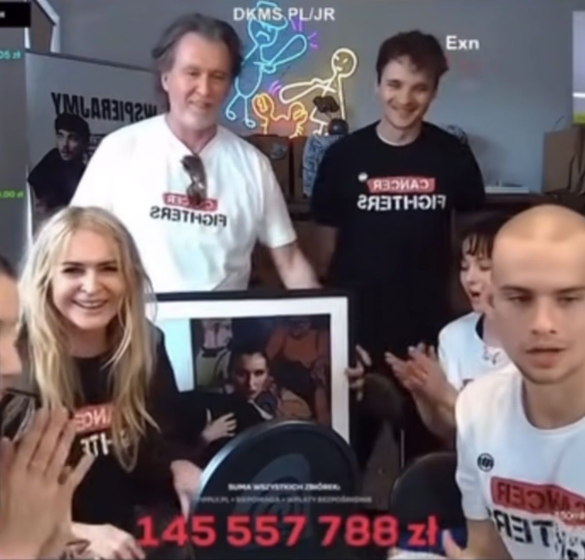 Monika Olejnik na streamie Łatwoganga 