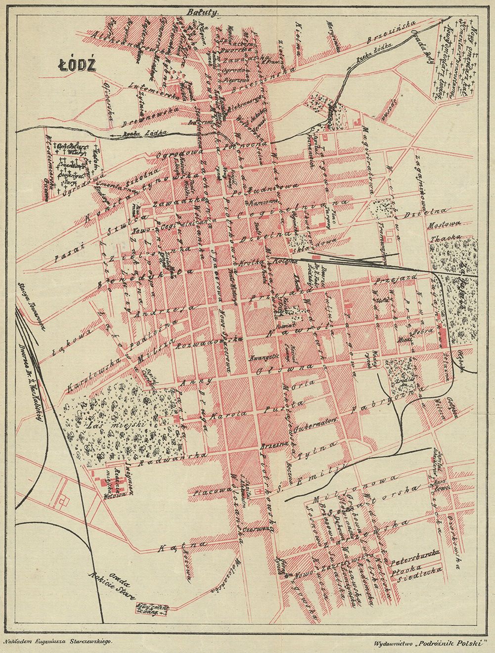 Plan Łodzi z 1903 roku (domena publiczna)