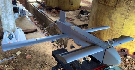 Niemiecki dron Helsing HF-1 w rękach Rosjan