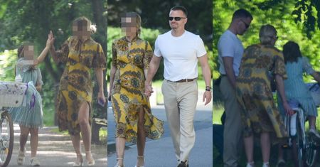 Marcin Hakiel i tajemnicza Dominika spacerują z córką tancerza po komunii. Helenka w prezencie otrzymała od nich ROWER (ZDJĘCIA)
