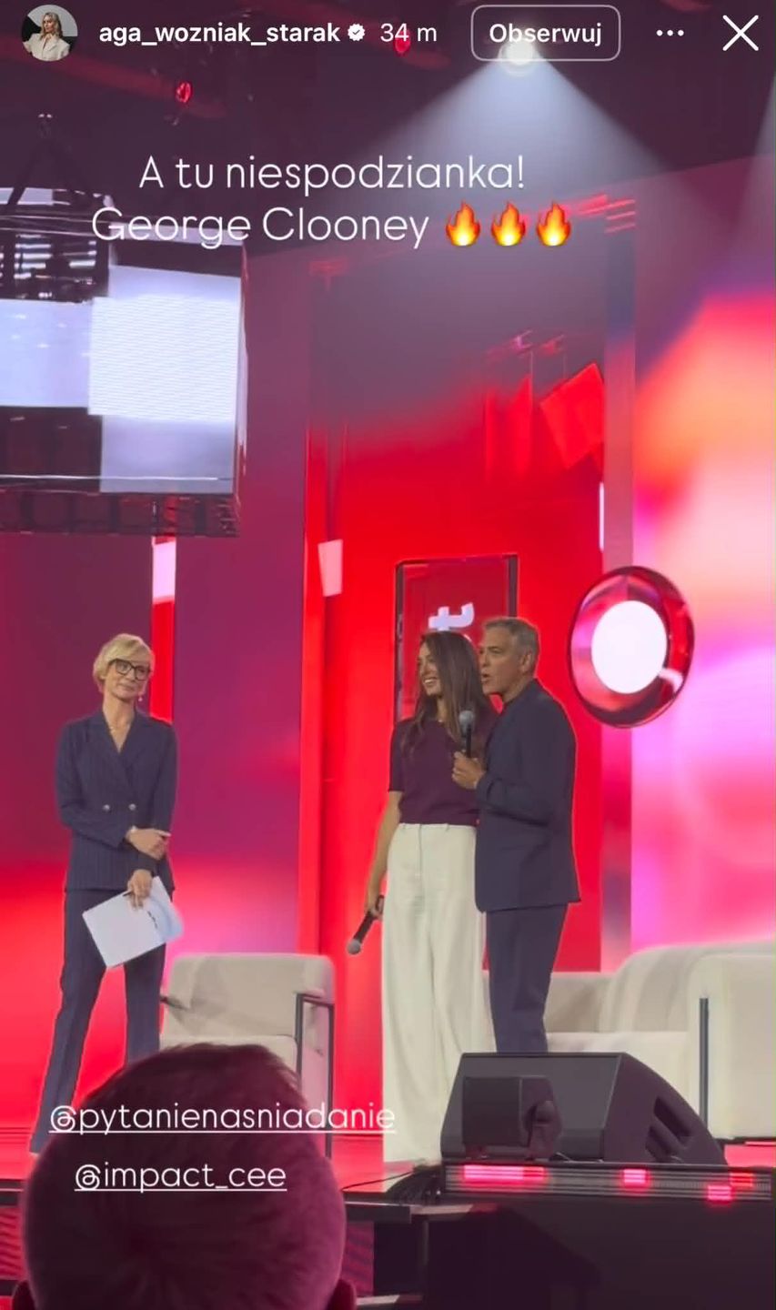 George i Amal Clooneyowie na Imact'26 w Poznaniu