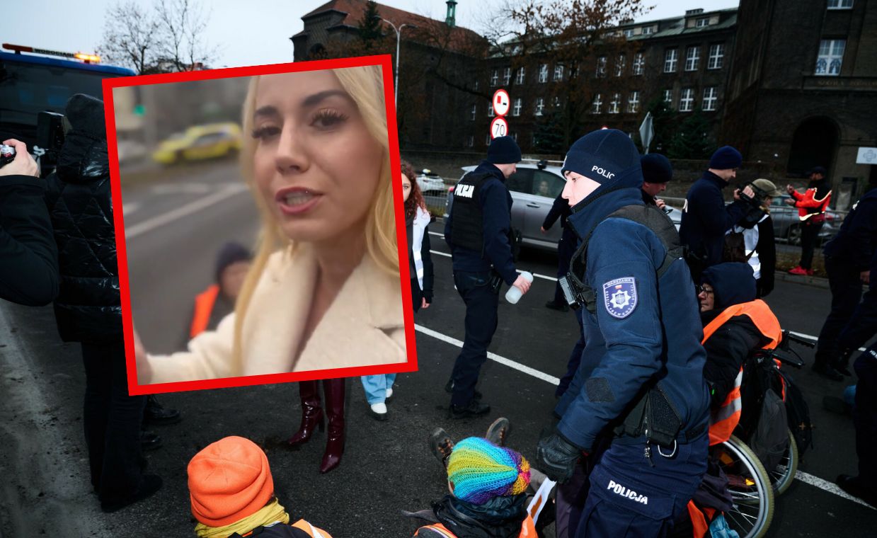 Awantura na proteście. Starcie Marianny Schreiber z "babcią Kasią"