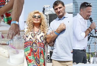 Magda Gessler, Krzysztof Ibisz i Andrzej Gołota lepią pierogi w Chicago na polonijnym festiwalu (ZDJĘCIA)