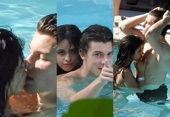 Wystudiowane czułości Camili Cabello i Shawna Mendesa na basenie w Miami (ZDJĘCIA)