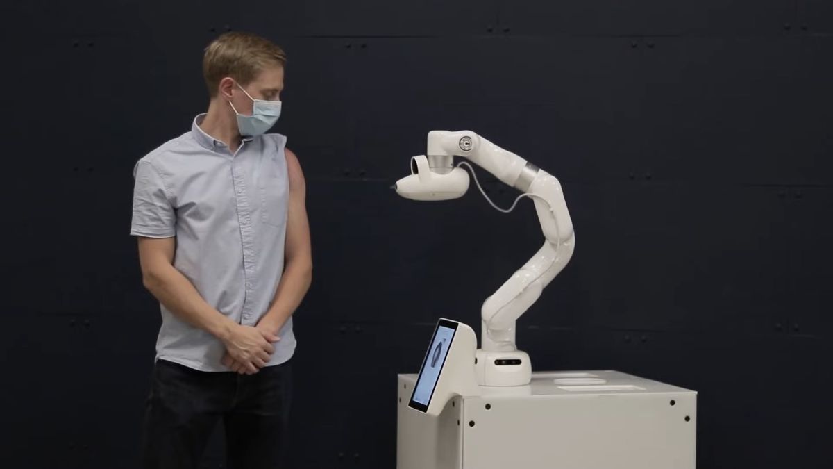 Robot zaszczepi bez pomocy człowieka i bez igły 1