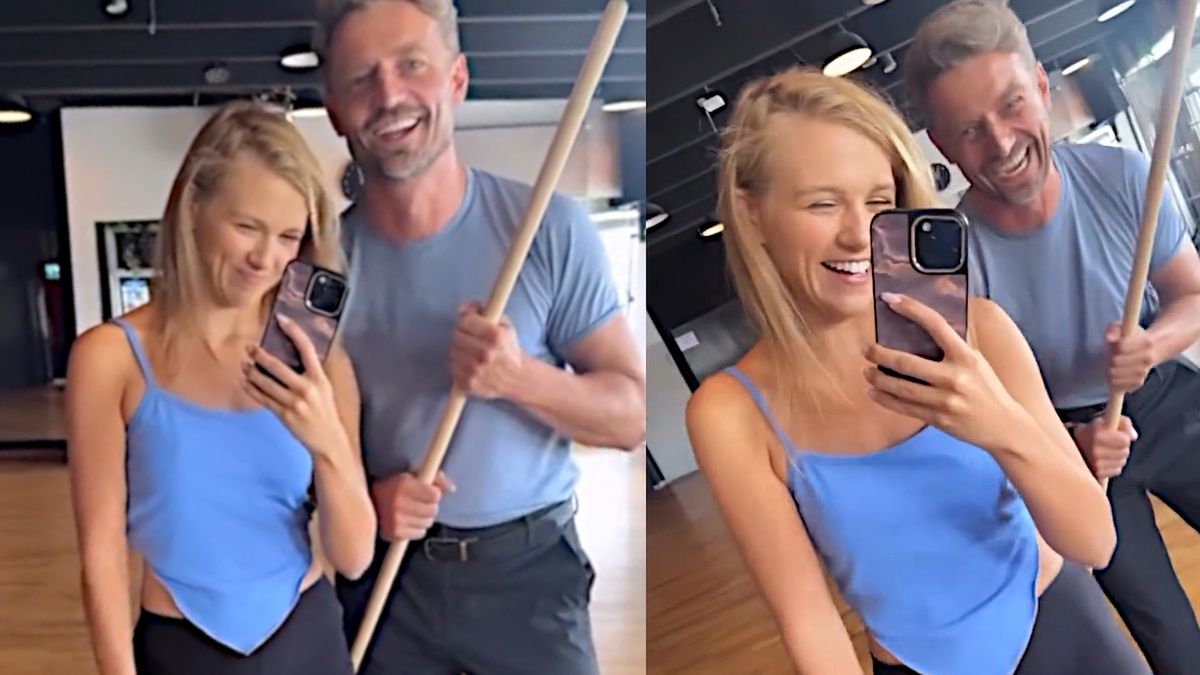 Agnieszka Kaczorowska i Marcin Rogacewicz