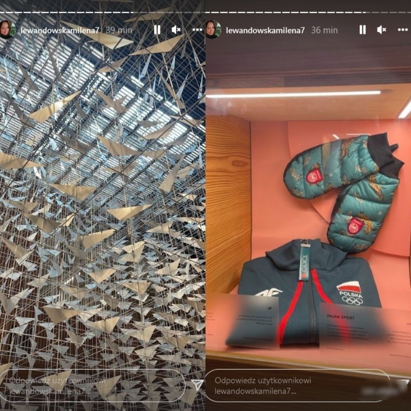 Siostra Roberta Lewandowskiego wspiera go w Dubaju