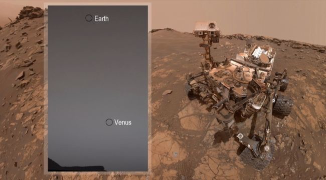 Ziemia i Wenus pierwszy raz na takich zdjęciach. Zrobił je łazik Curiosity NASA