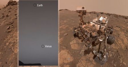 Ziemia i Wenus pierwszy raz na takich zdjęciach. Zrobił je łazik Curiosity NASA