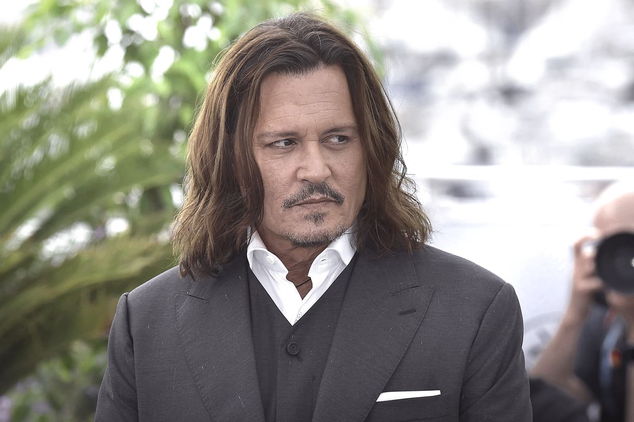 Johnny Depp na Festiwalu w Cannes w 2023 r.