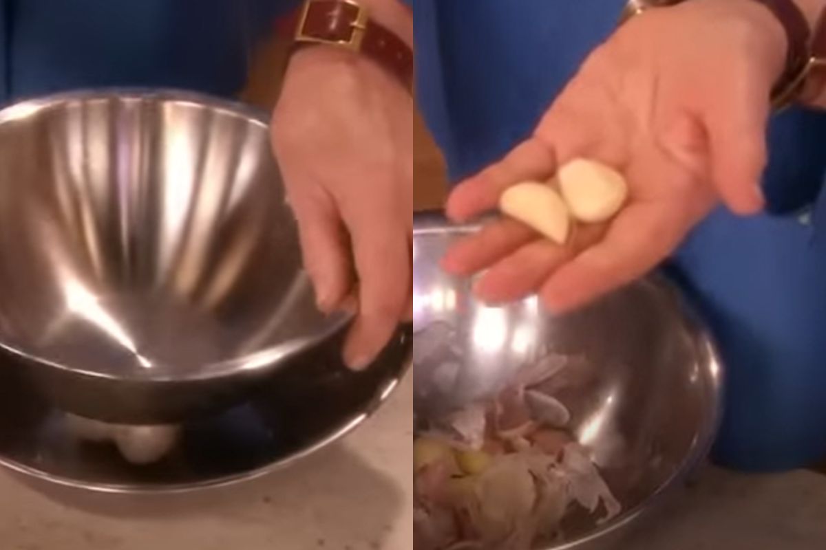 Discover the method for quick garlic peeling.