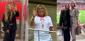 Znani wspierają reprezentację Polski na meczu z Turcją: Anna Lewandowska z dziećmi, Omenaa Mensah, Małgorzata Rozenek... (ZDJĘCIA)