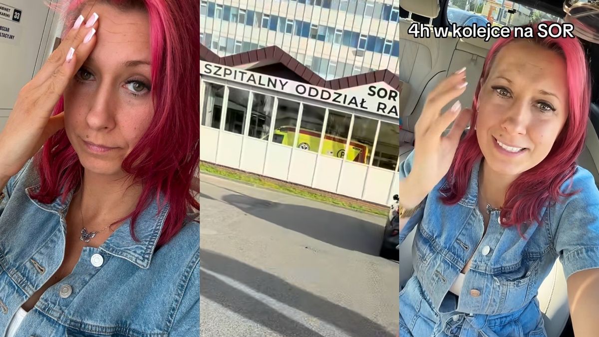 Oburzona influencerka nadaje z SOR-u