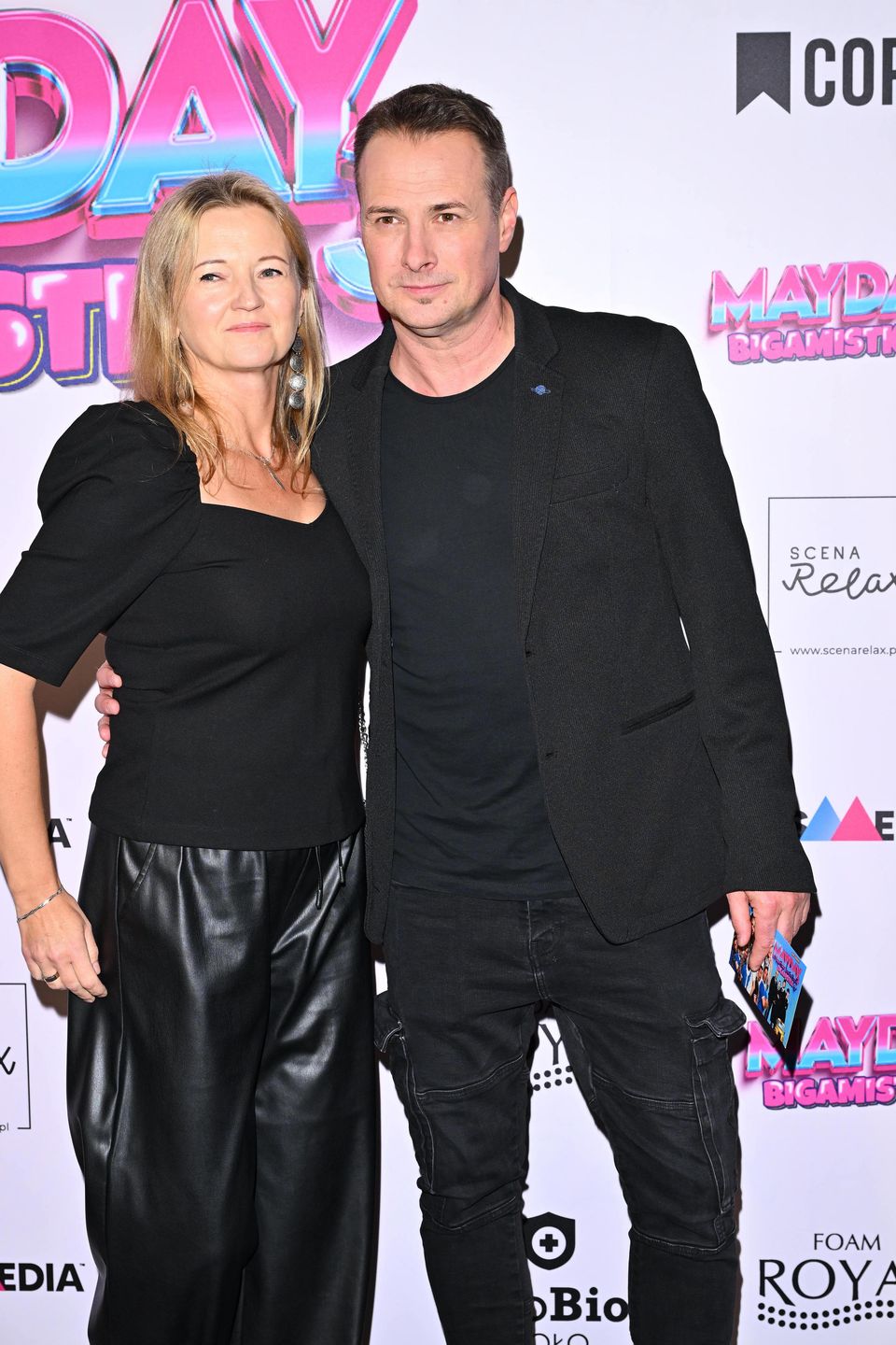 Paweł Małaszyński z żoną Joanną Chitruszko