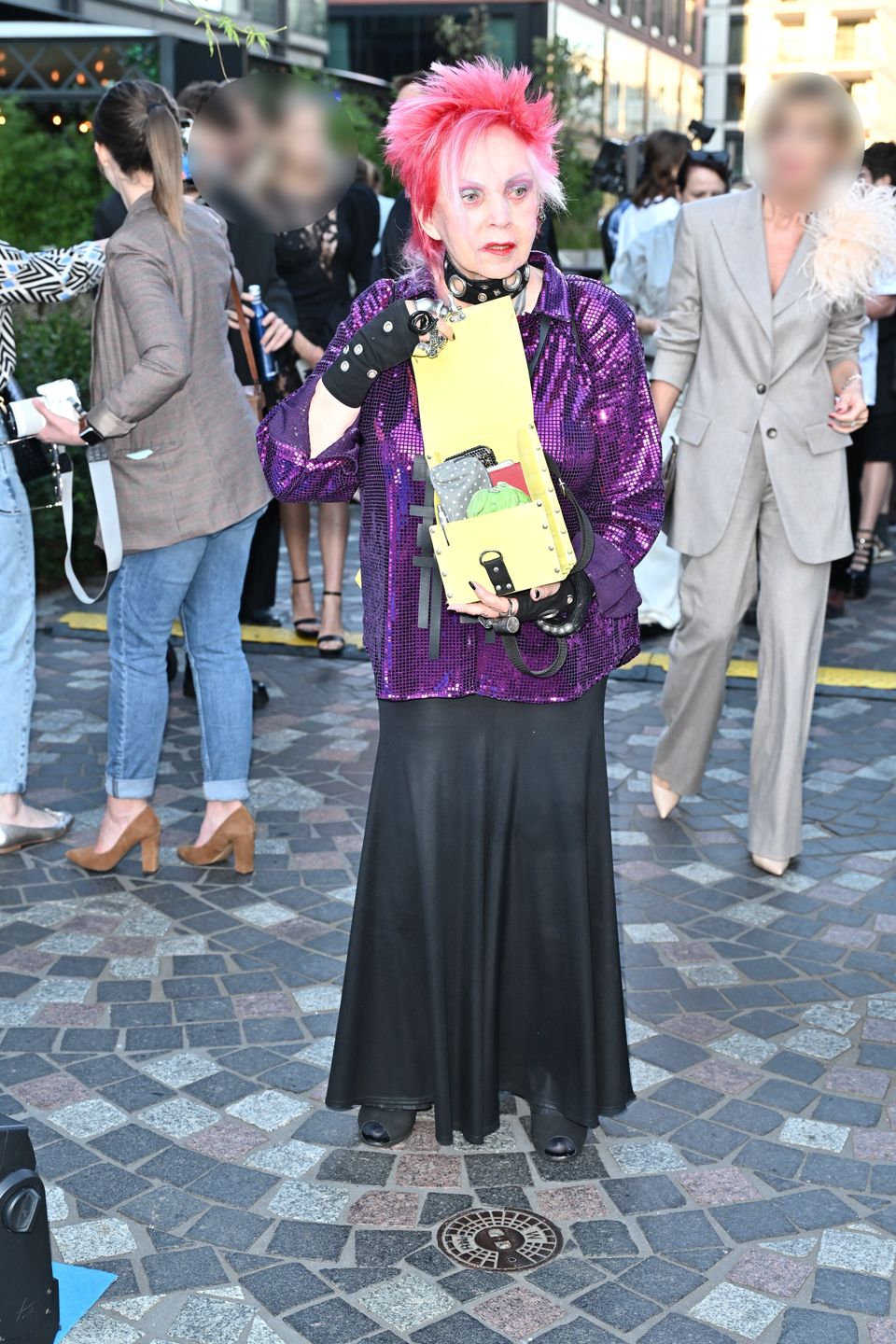 Krystyna Mazurówna na pokazie Paprocki & Brzozowski