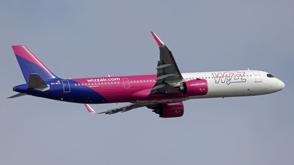 An Airbus A321-271NX from Wizz Air takes off from Barcelona airport in Barcelona, Spain, on March 18, 2025. (Photo by Joan Valls/Urbanandsport/NurPhoto via Getty Images)