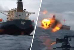 Atak na rosyjską flotę cieni. Jest spektakularne nagranie