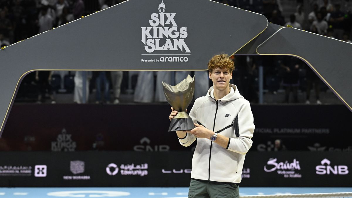 Jannik Sinner zwycięzca  turnieju Six Kings Slam w 2024 roku