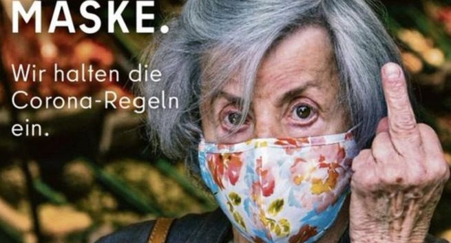 Berlin pokazuje środkowy palec tym, którzy nie noszą masek