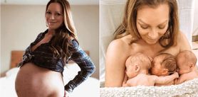 Lekarze zalecali aborcję, nie zgodziła się. Urodziła trojaczki 