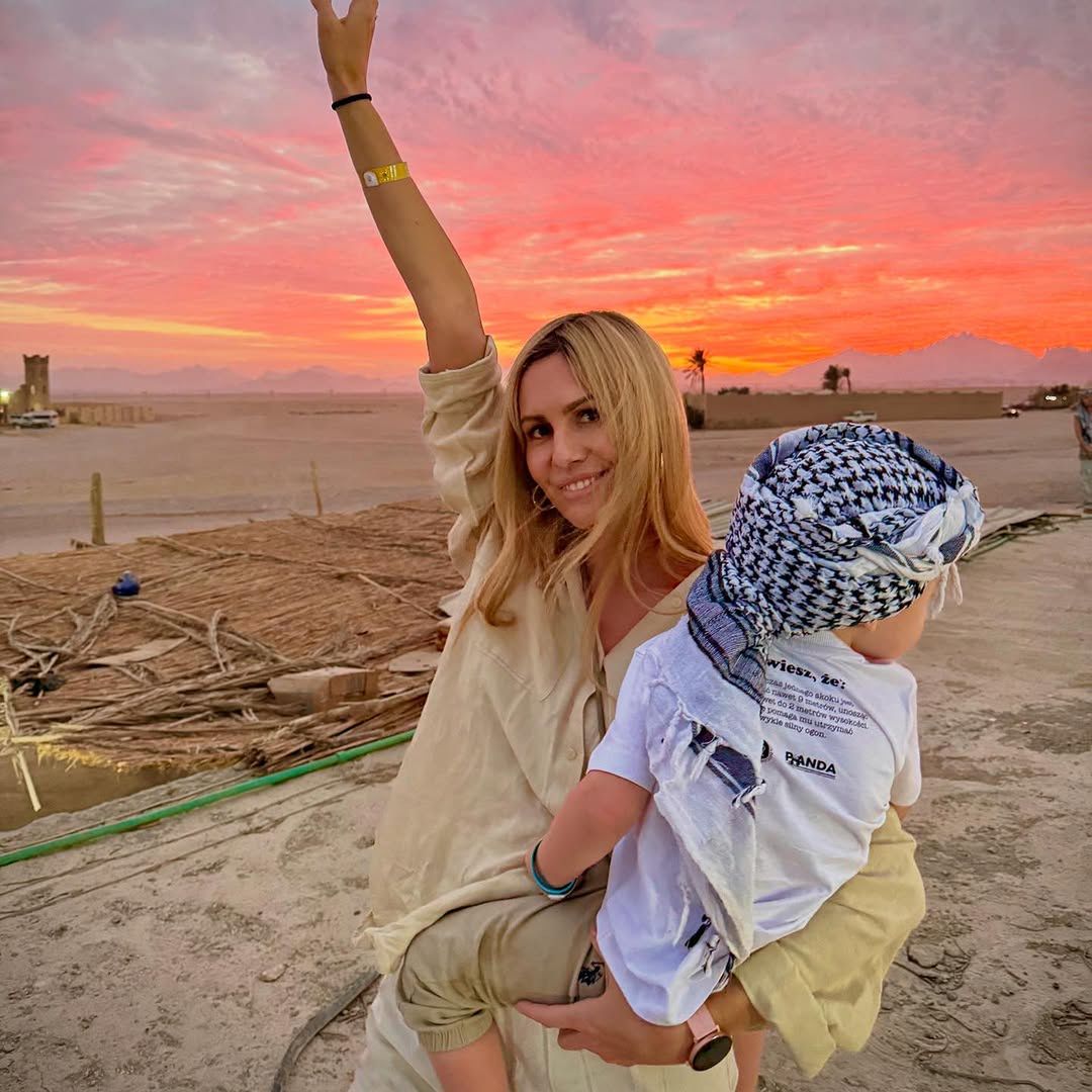 Rodzinne wakacje Agnieszki Hyży w Egipcie