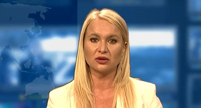 Lidia Lemaniak w redakcji „Polska The Times”