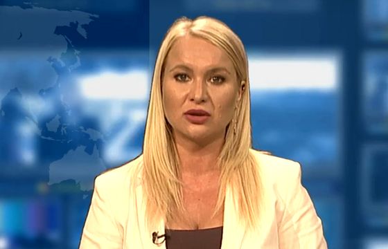 Lidia Lemaniak w redakcji „Polska The Times”