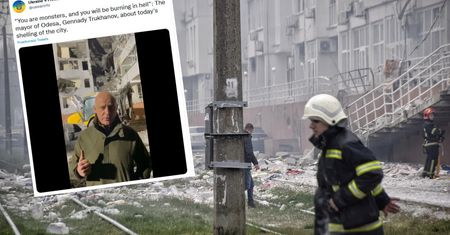 Wojna w Ukrainie. Haniebny atak Rosjan na cmentarz. "Dranie, spłoniecie w piekle!" [RELACJA NA ŻYWO]