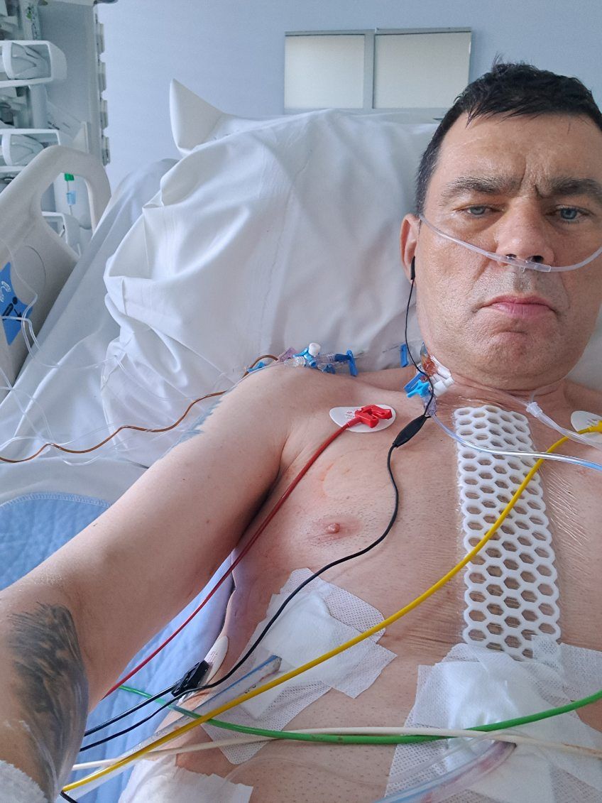 Paweł Grądziel po wszczepieniu pompy LVAD