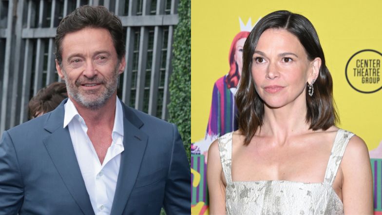Hugh Jackman i Sutton Foster przyłapani na pocałunkach