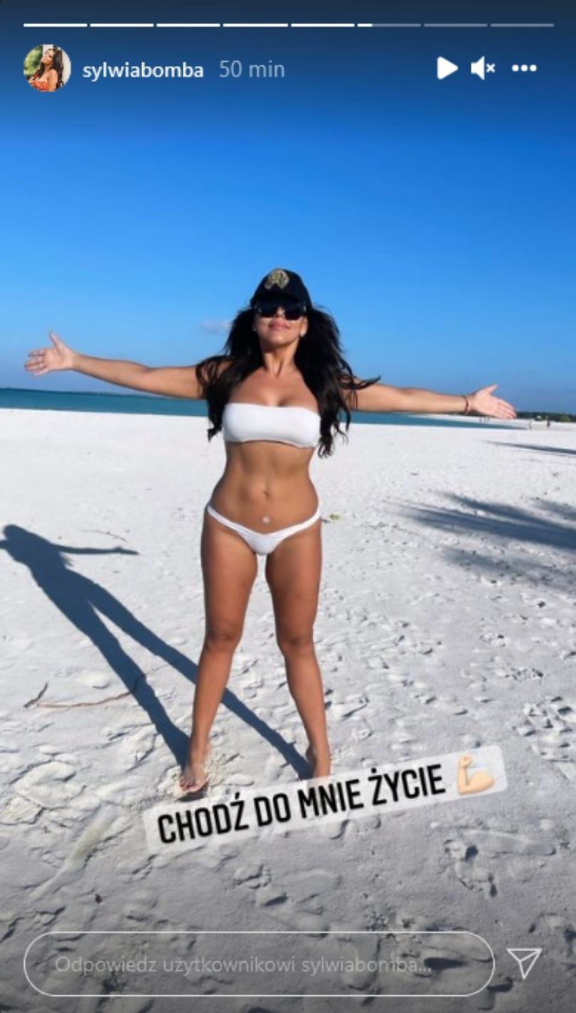 Sylwia Bomba relaksuje się na Malediwach