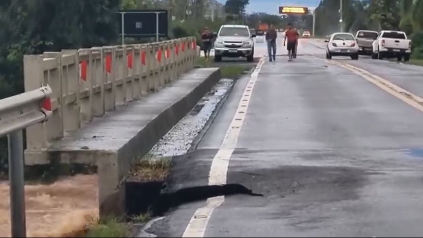 Brazil is dealing with floods. A bridge collapsed into the water in front of witnesses.