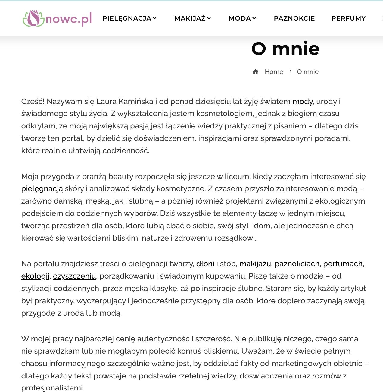 Screeny do biogramów na niektórych stronach.