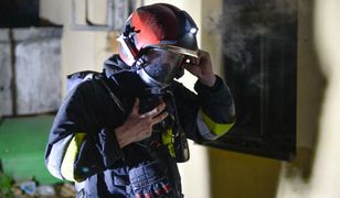 Pożar baraków w Warszawie. Akcja ratunkowa strażaków