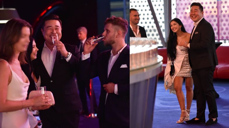 Celebryci za kulisami premiery filmu "Szczęścia chodzą parami"