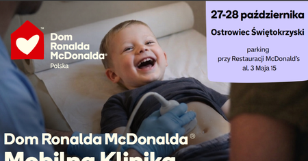 Bezpłatne USG dzieci w Ostrowcu. Mobilna Klinika wraca na dwa dni