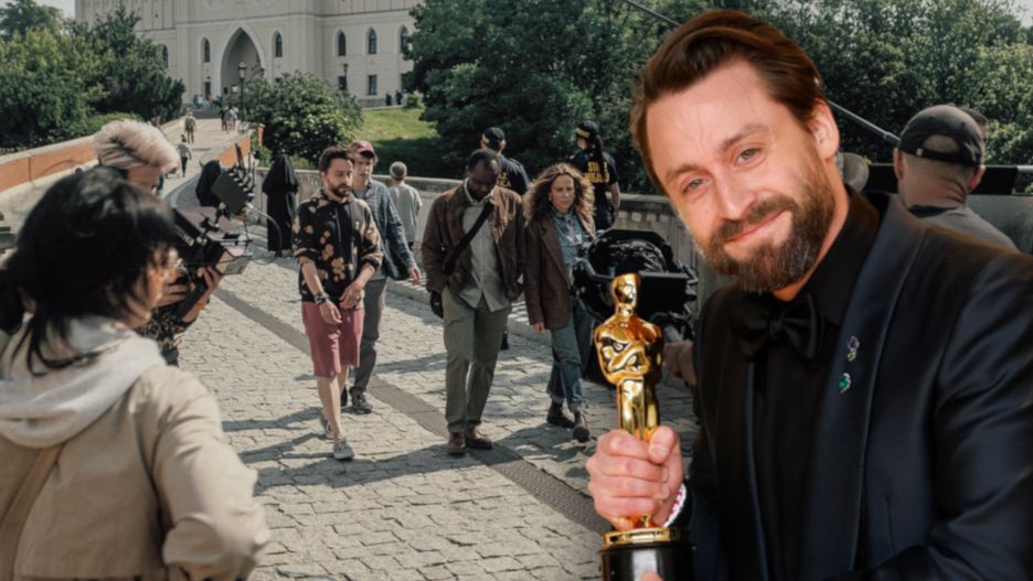 Kieran Culkin z Oscarem