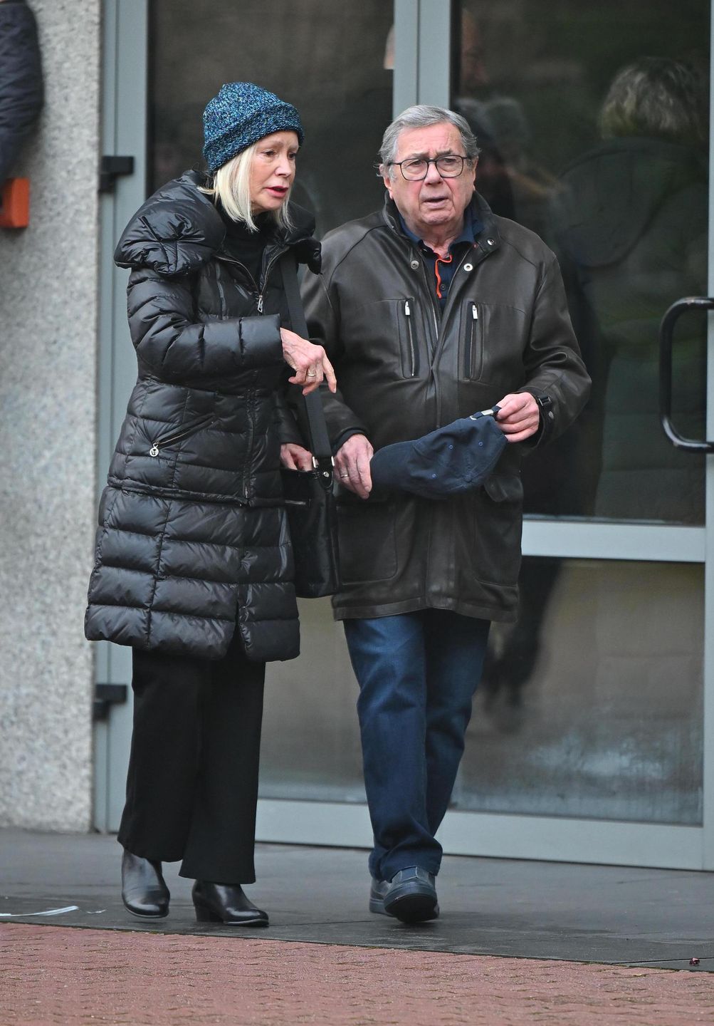 Janusz Gajos z żoną