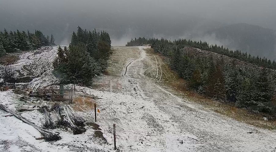 W Szczyrku spadł śnieg 