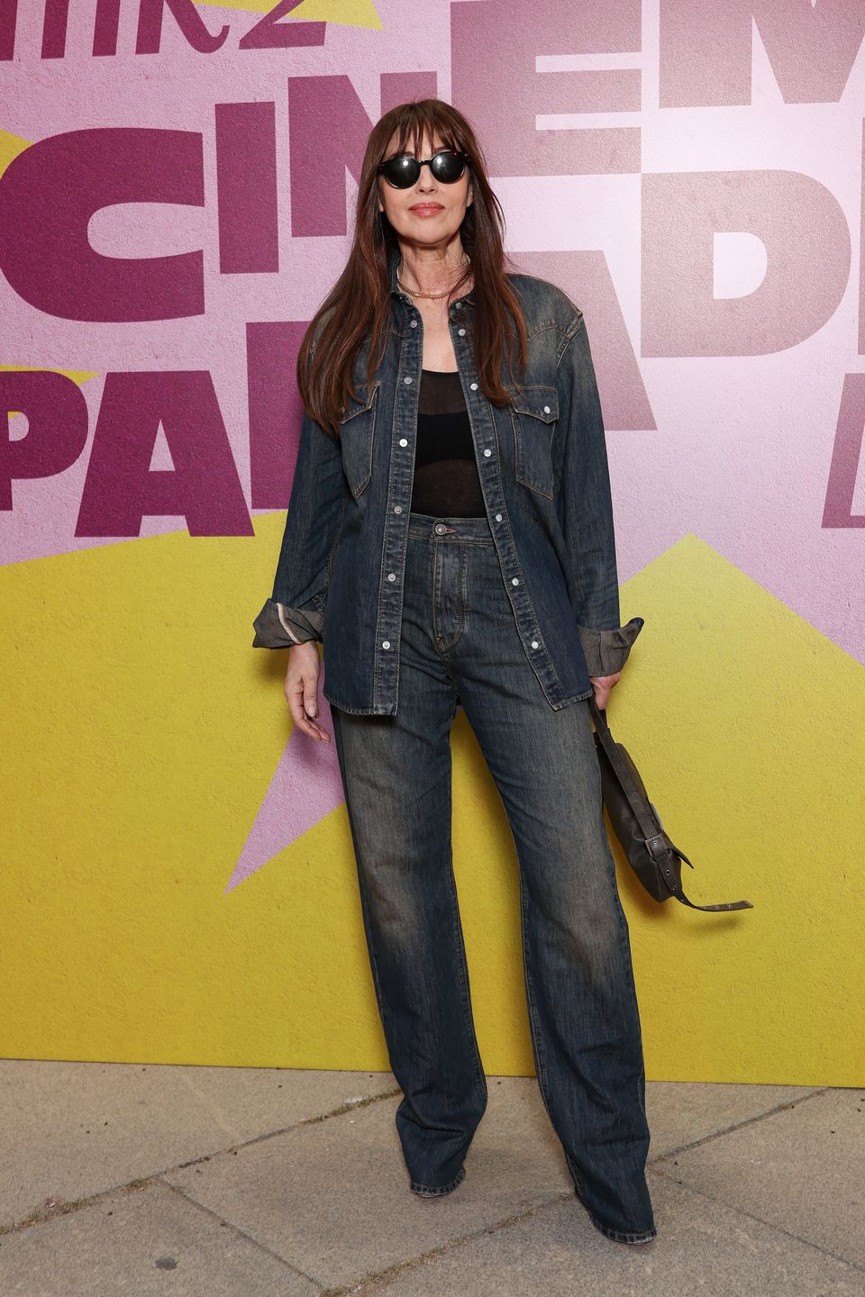 PARIS, FRANCE - JULY 03: Monica Bellucci attends the 6th "Cinéma Paradiso Louvre x MK2" Day Three on July 03, 2026 in Paris, France. (Photo by Aurore Marechal/Getty Images)
