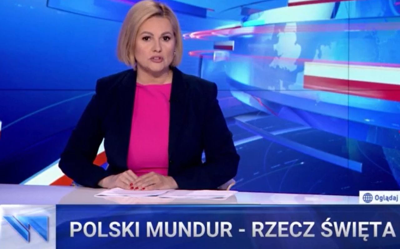 Edyta Lewandowska, prowadząca "Wiadomości"