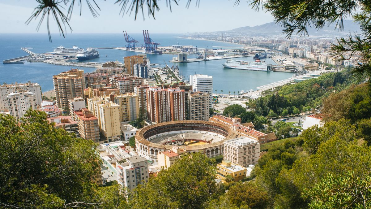Malaga na wybrzeżu Costa del Sol