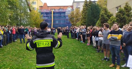 Ewakuacja w chodzieskich placówkach oświatowych