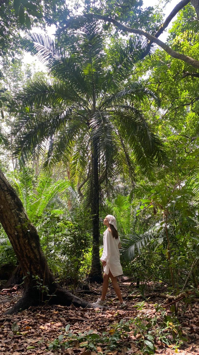 Julia Wieniawa w Parku Narodowym Jozani