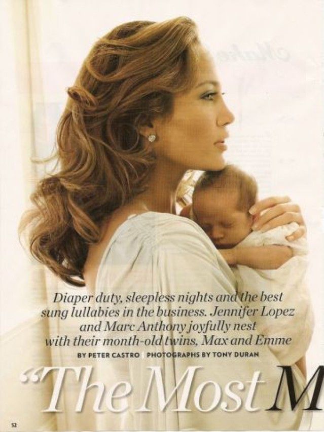 Zdjęcia bliźniąt Jennifer Lopez
