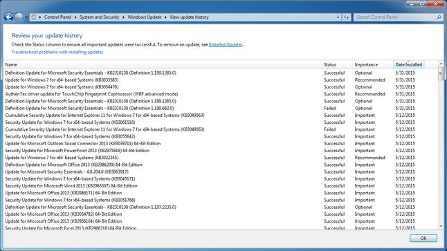 Windows Update w Windows 7, źródło: winsupersite.com