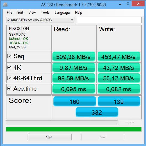 AS SSD Benchmark